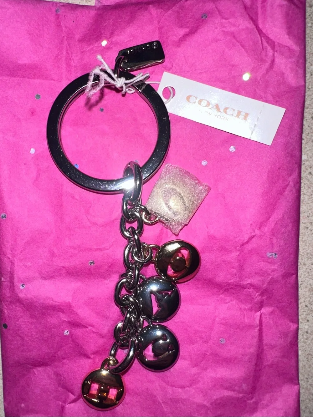 Coach stylish silver